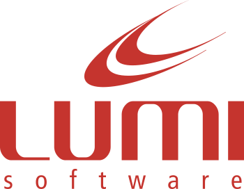 Logotipo de Lumi Software - Vermelho